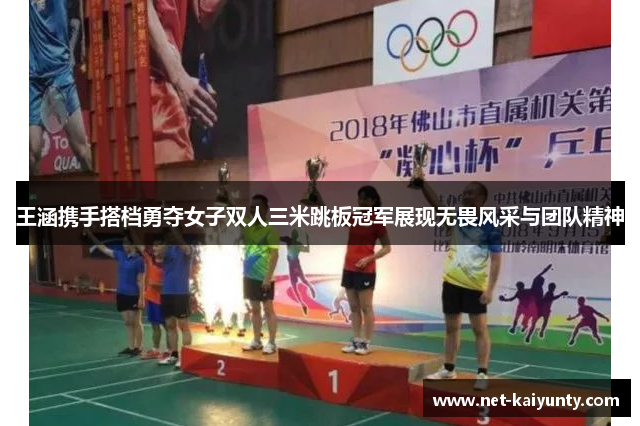王涵携手搭档勇夺女子双人三米跳板冠军展现无畏风采与团队精神
